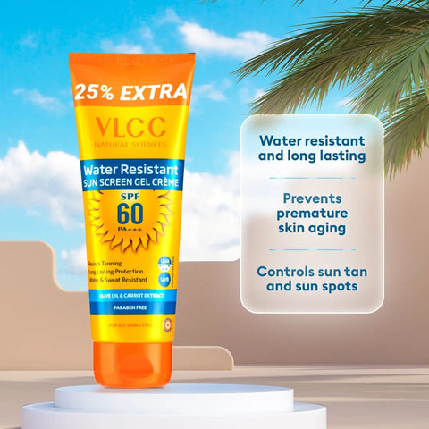 VLCC Water Resistant SPF 60 PA+++ Sunscreen Gel Cream