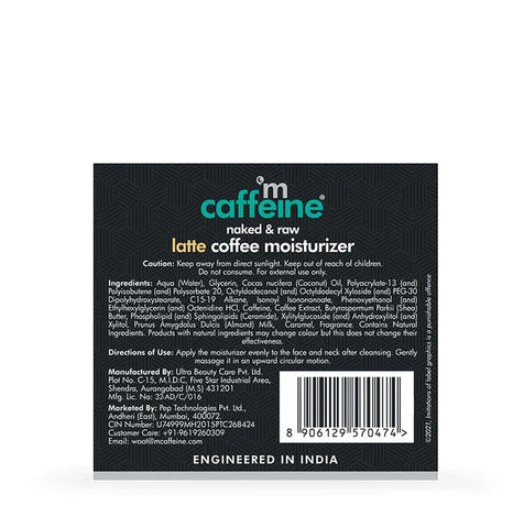 MCaffeine Latte Coffee Moisturizer