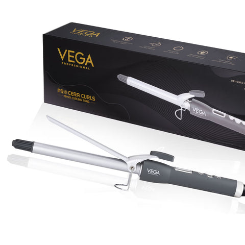 VEGA Professional Pro Cera Curls 19mm Barrel Hair Curler (VPMCT-02) (1 pcs)