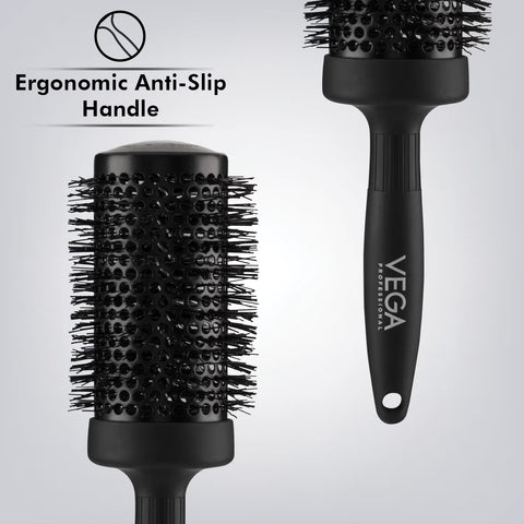 Vega Professional Vpmhb-11 Carbon 53mm Dry Round Hair Brush