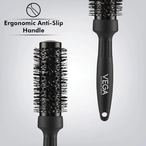 Vega Professional Carbon Dry Round Brush 53mm Hair Brush