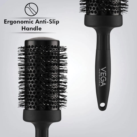 Vega Professional Carbon Dry Round Brush 53mm Hair Brush