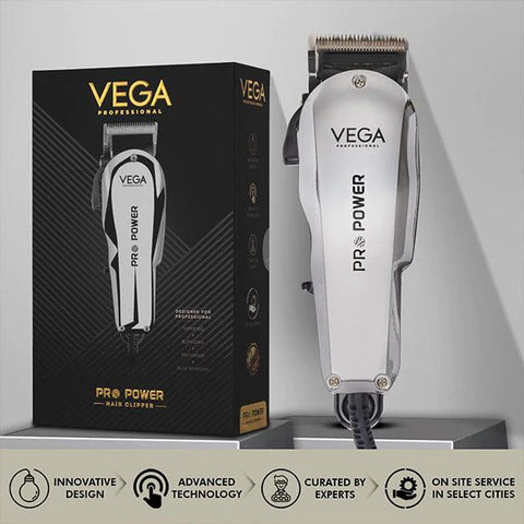 Vega Professional Pro Power Corded Taper Blade Hair Clipper - VPMHC-02