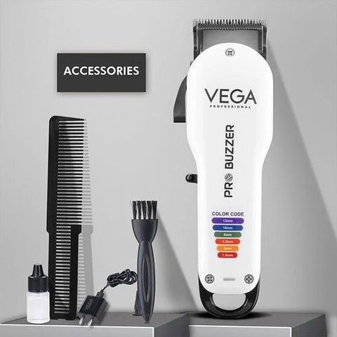 Vega Professional Pro Buzzer Cord/Cordless Hair Clipper – VPMHC-08