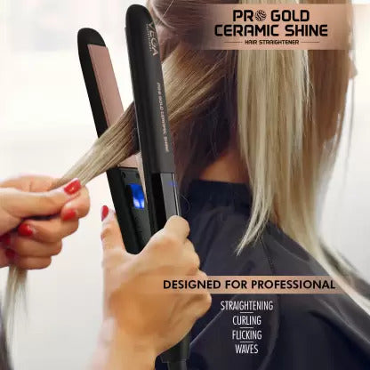 Vega Professional Pro Gold Ceramic Shine Hair Straightener (VPMHS-08)