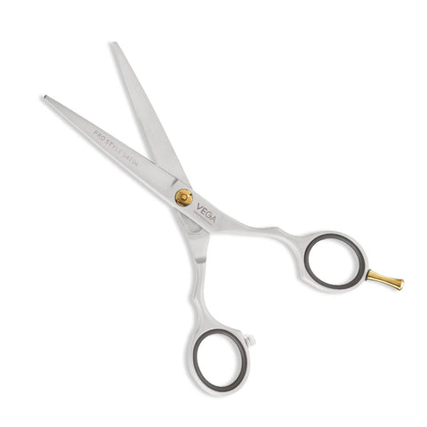 VEGA Professional Pro Style Satin 5.5 Silver Line Hairdressing Scissor