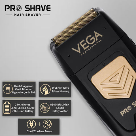 VEGA Professional Pro Shave Hair Shaver (VPPFS-01)