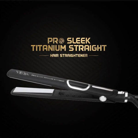 VEGA Professional Pro Sleek Titanium Straight Hair Straighten