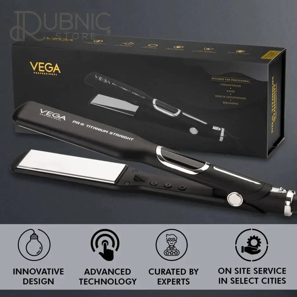 Vega Professional Pro Titanium Hair Straightener - VPPHS-03