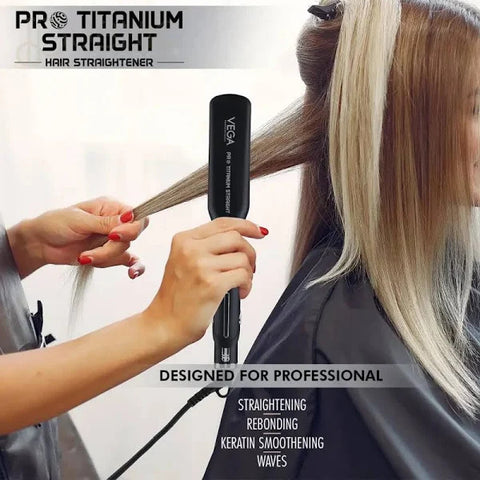 Vega Professional Pro Titanium Hair Straightener - VPPHS-03