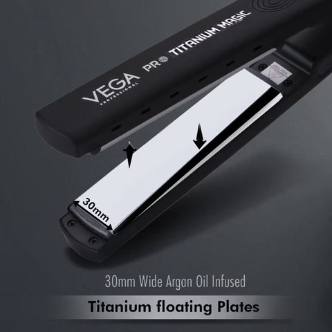 VEGA Professional Pro Titanium Magic Hair Straightener