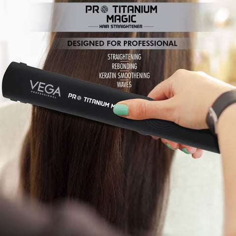 VEGA Professional Pro Titanium Magic Hair Straightener