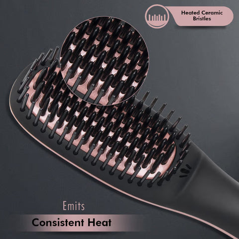 VEGA Professional Pro Cera Shine Hair Straightening Brush