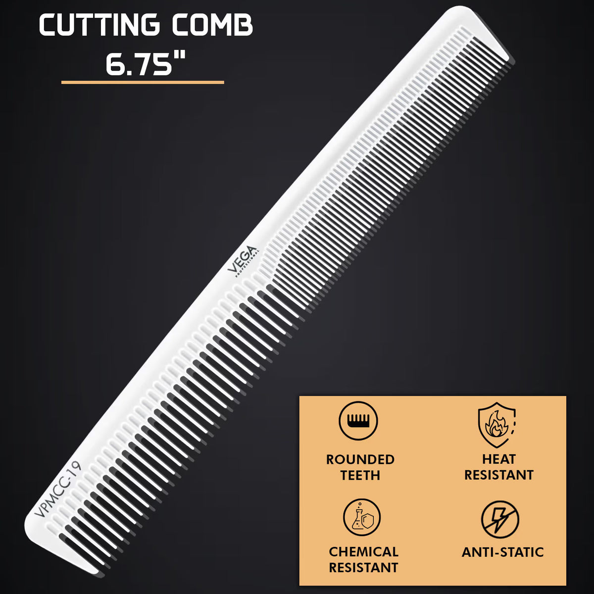 Vega Professional Vpprc-03 Wide Cutting Comb