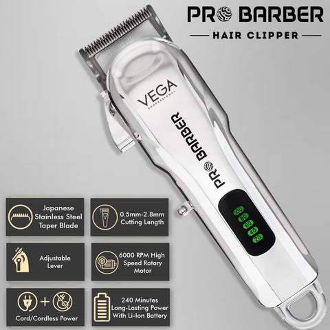 VEGA Professional Pro Barber Hair Clipper (VPVHC-09)