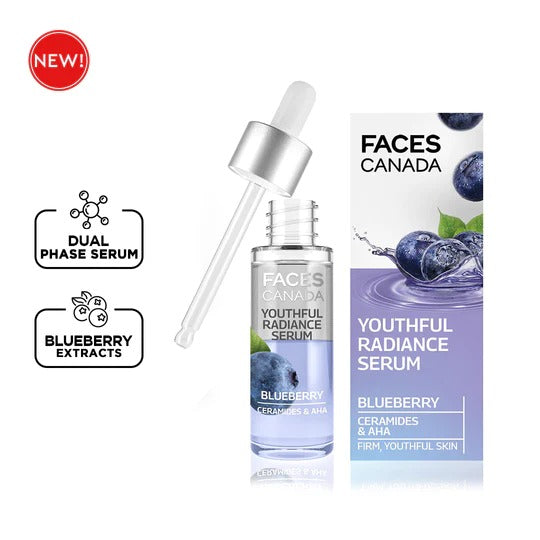 Faces Canada Youthful Radiance Serum Blueberry