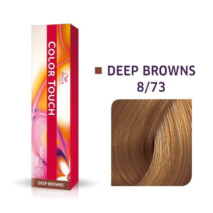 Wella Color Touch 8/73 Light BlondeBrown Gold Demi-Permanent