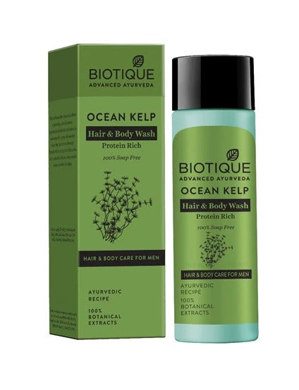 Biotique Ocean Kelp Hair & Body Wash Protein Rich