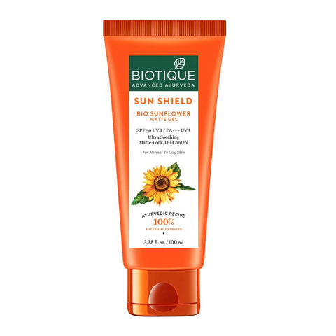 Biotique Sun Shield Bio Sunflower Matte Ultra Soothing Body Lotion