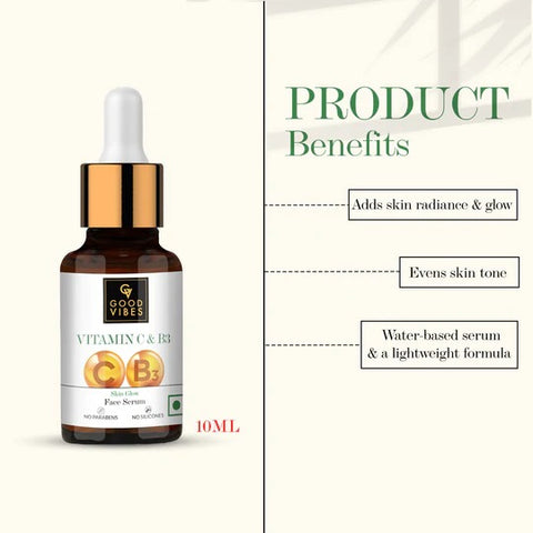 Good Vibes Vitamin C & B3 Skin Glow Face Serum