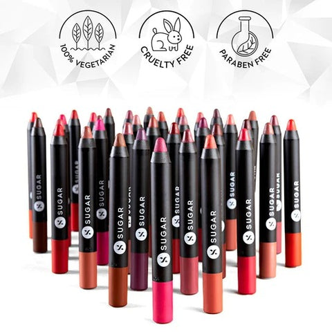 Sugar Matte As Hell Crayon Lipstick - 35 Claire Redfield (Pure red)