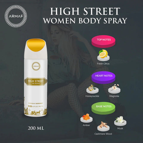 Armaf High Street Deodorant Body Spray For Women