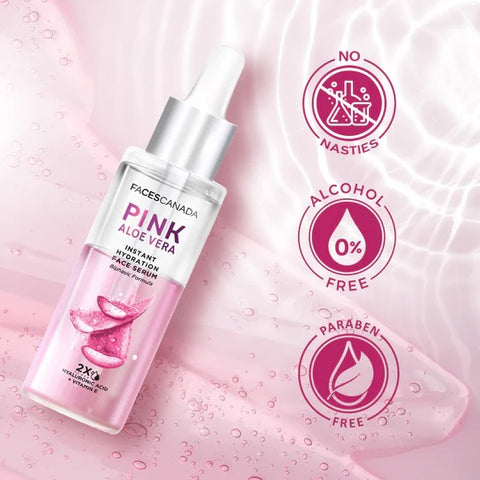 Faces Canada Pink Aloe Vera Instant Hydration Face Serum