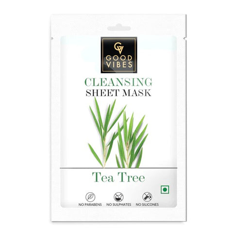 Good Vibes Tea Tree Cleansing Sheet Mask