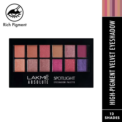 Lakme Absolute Spotlight Eye Shadow Palette - Berry Martini (12gm)