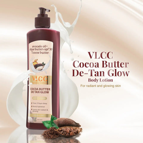 VLCC Cocoa Butter De-Tan Glow Body Lotion SPF 30 Pa+++