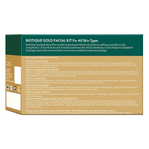 Biotique Gold Radiance Young Skin Facial Kit