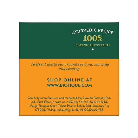 Biotique Almond Anti-Ageing Eye Cream