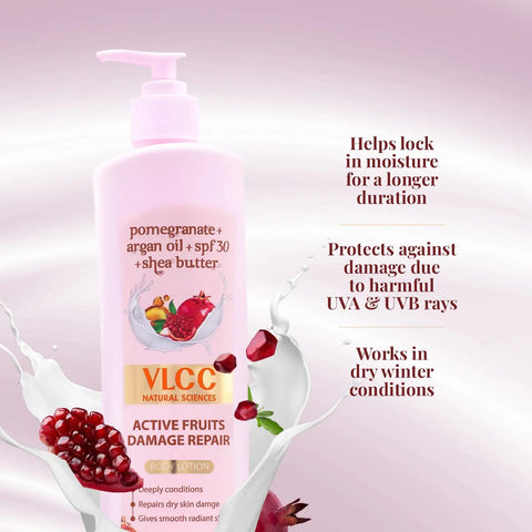 VLCC Active Fruits Damage Repair Body Lotion SPF 30 PA+++