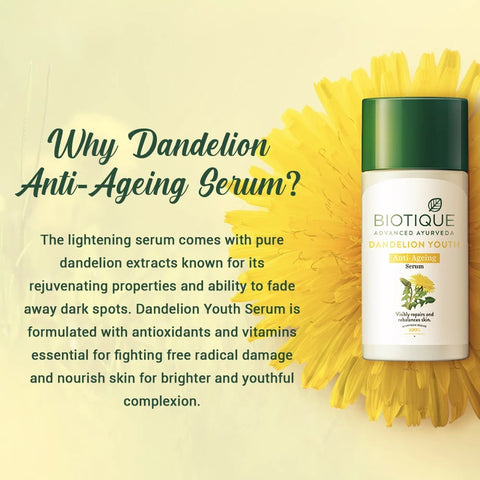 Biotique Dandelion Youth Anti-Ageing Serum