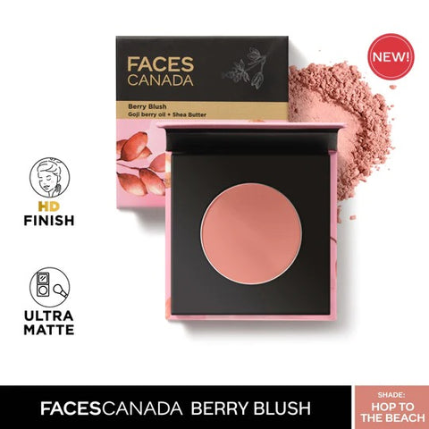 Faces Canada Berry Blush Lightweight Ultra-matte blushes