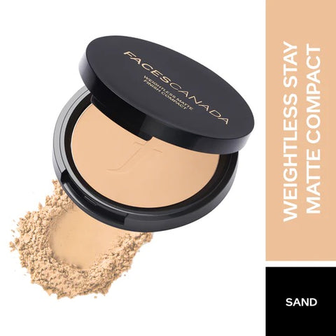 Faces Canada Weightless Stay Matte Compact SPF20 Vitamin E & Shea Butter