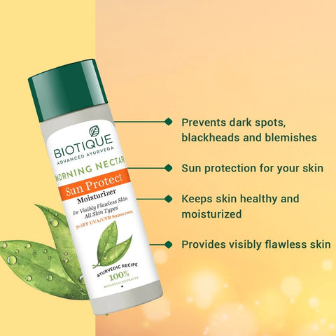 Biotique Morning Nectar Sun Protect Moisturizer (30+ Spf)