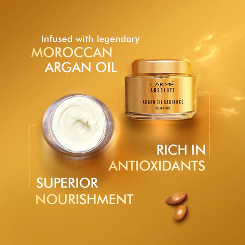 Lakmé Absolute Argan Oil Radiance Oil-in-Crème