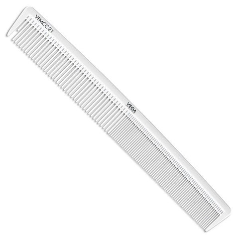 Vega Professional Carbon Cutting Comb-White Line 7.25" - VPMCC-21