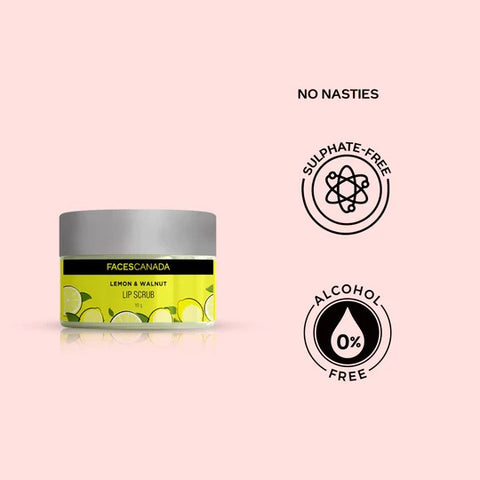 Faces Canada Lemon & Walnut Lip Scrub