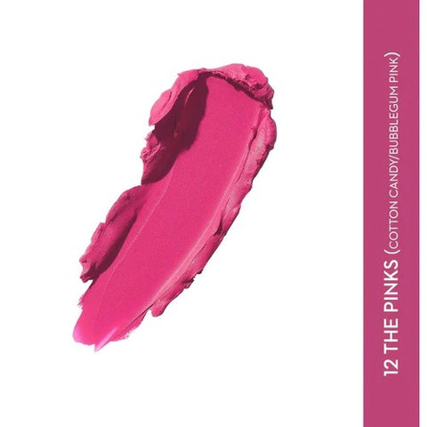 Sugar Matte Attack Transferproof Lipstick - 12 The Pinks (Cotton Candy Pink, Bubblegum Pink)