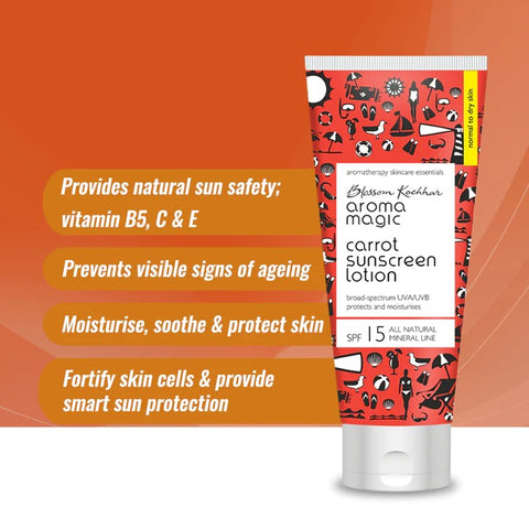 Aroma Magic Carrot Sunscreen Lotion SPF 15