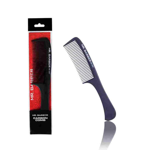 Mr. Barber Wide Tooth Comb Detangling Comb MB-CO03 - Black