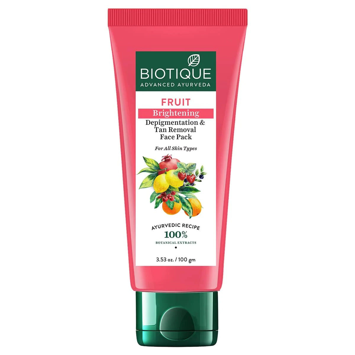 Biotique Fruit Brightening Depigmentation & Tan Removal Face Pack