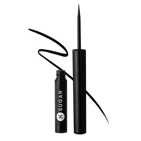 Sugar Eye Warned You So! Double Matte Eyeliner - 01 Black Swan (Black)