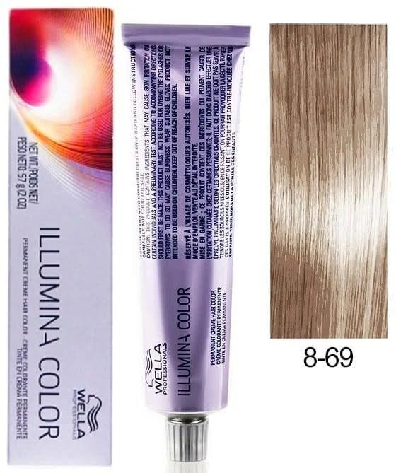 Wella Professionals Illumina Hair Color 8/69 Light Violet Cendre Blonde