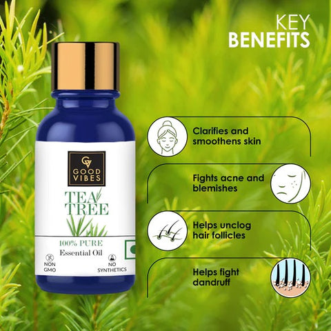 Good Vibes 100% Pure Tea Tree Essential Oil