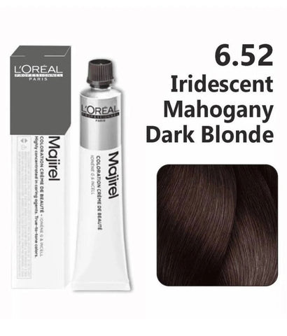 L'Oreal  Professional 6.52 Majirel Hair Color OL IRIDISCENT MAHOGANY DARK BLONDE