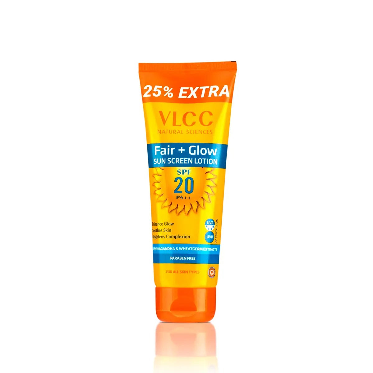 VLCC Fair+ Glow Sunscreen Lotion SPF 20 PA ++