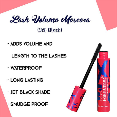 Forever52 XL Lash Volume Mascara (Jet Black) - LMM001